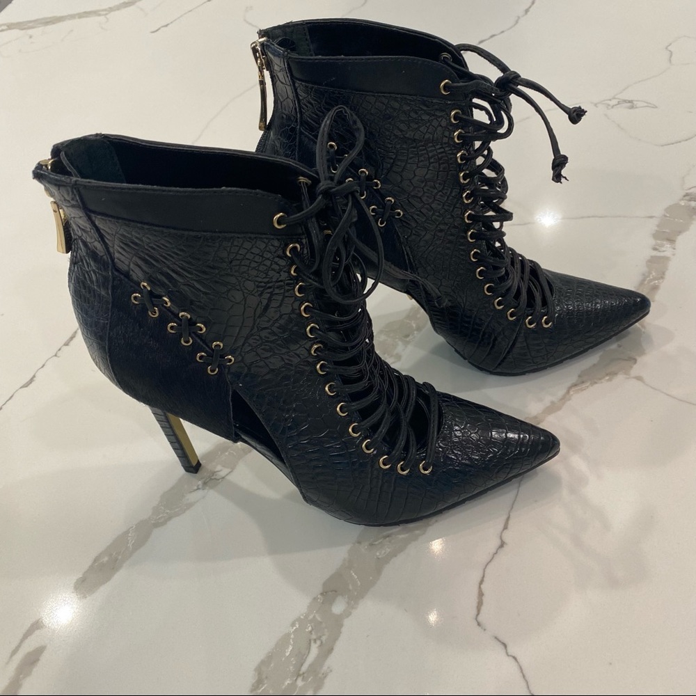 Bebe Black Stiletto Heels, Size Women’s 8